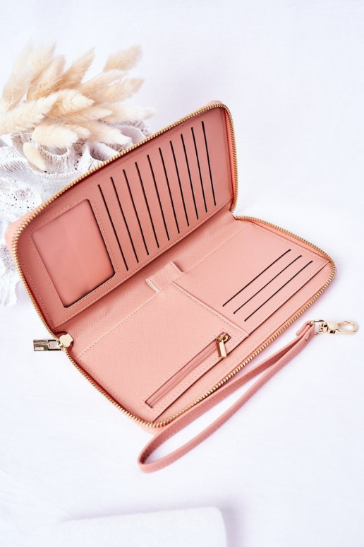 didelė Odinė Piniginė Big Star HH674002 rožinė