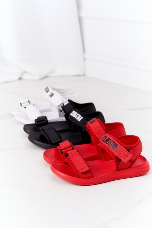 Sportinio stiliaus basutės Big Star HH274A027 raudonos spalvos