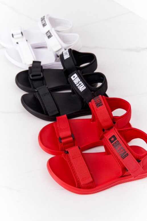 Sportinio stiliaus basutės Big Star HH274A027 raudonos spalvos