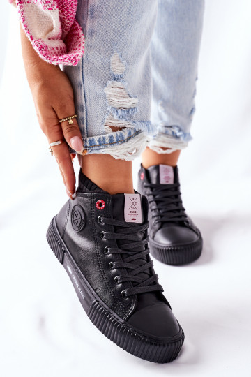 Laisvalaikio bateliai Cross Jeans juodos spalvos II2R4021 2