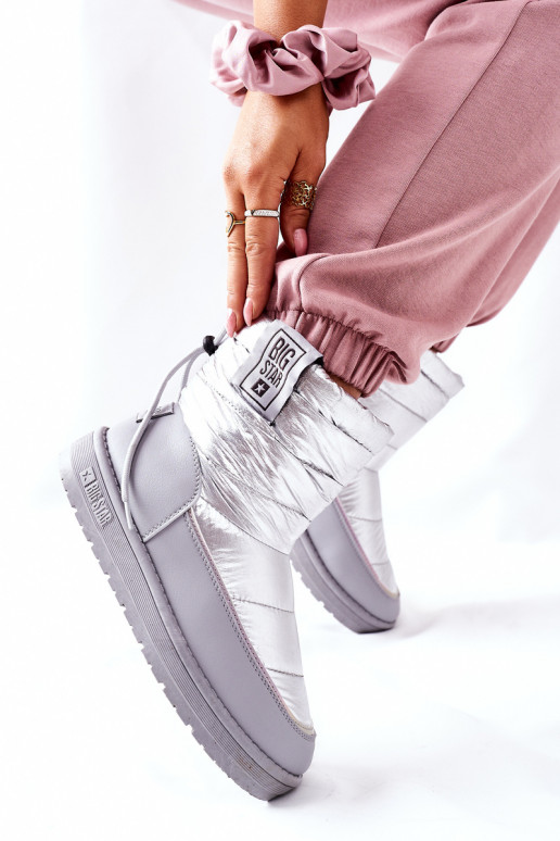 sniego batai Big Star II274118 sidabro spalvos