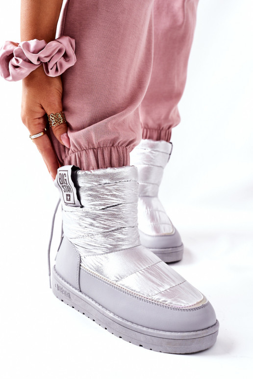 sniego batai Big Star II274118 sidabro spalvos