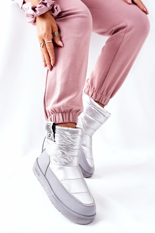 sniego batai Big Star II274118 sidabro spalvos