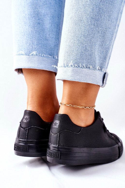 Moteriški batai su platforma BIG STAR II274345 juodos spalvos