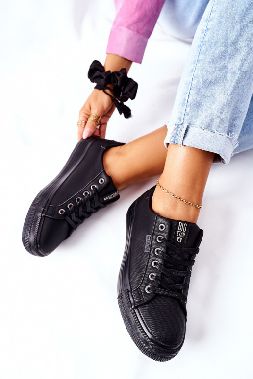 Moteriški batai su platforma BIG STAR II274345 juodos spalvos