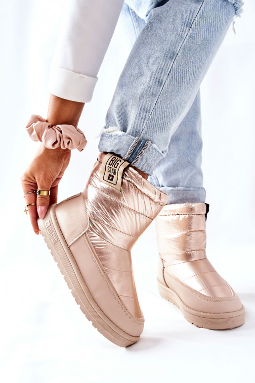 sniego batai Big Star II274121 smėlio spalvos