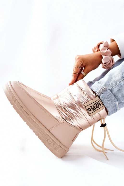 sniego batai Big Star II274121 smėlio spalvos