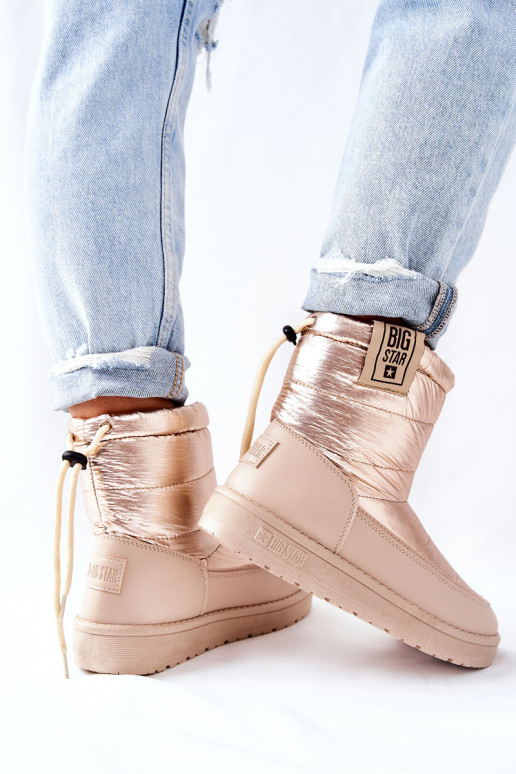 sniego batai Big Star II274121 smėlio spalvos