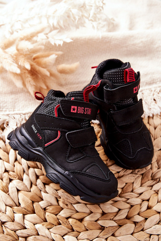 Vaikiški žygio batai Big Star II374097 juodos spalvos