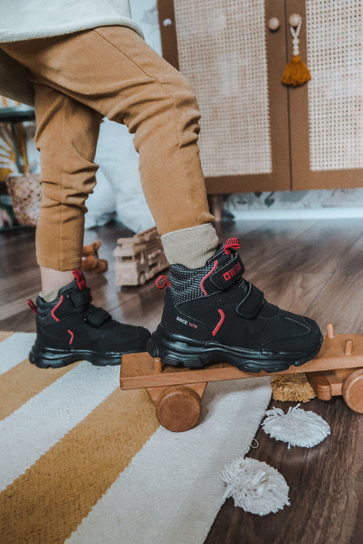 Vaikiški žygio batai Big Star II374097 juodos spalvos