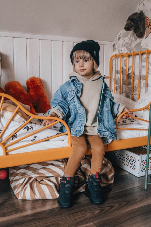 Vaikiški žygio batai Big Star II374097 juodos spalvos