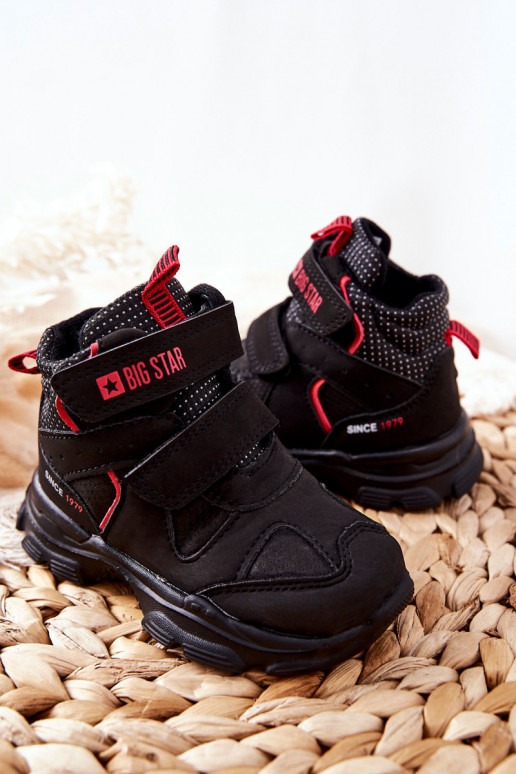Vaikiški žygio batai Big Star II374097 juodos spalvos