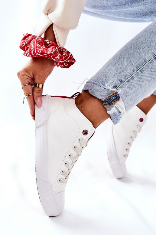 laisvalaikio batai su auliuku Cross Jeans II2R4033C baltos spalvos