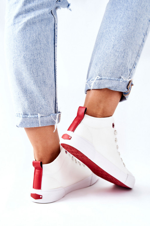 laisvalaikio batai su auliuku Cross Jeans II2R4033C baltos spalvos