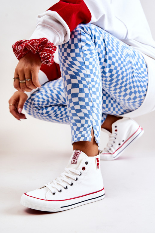 laisvalaikio batai su auliuku Big Star JJ274127 baltos spalvos