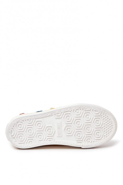 Vaikiški laisvalaikio batai su lipniais užsegimais BIG STAR JJ374056 geltonos spalvos