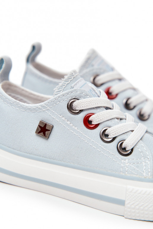 Vaikiški Klasikinio modelio lygiapadžiai sportbačiai BIG STAR HH374094 mėlynos spalvos