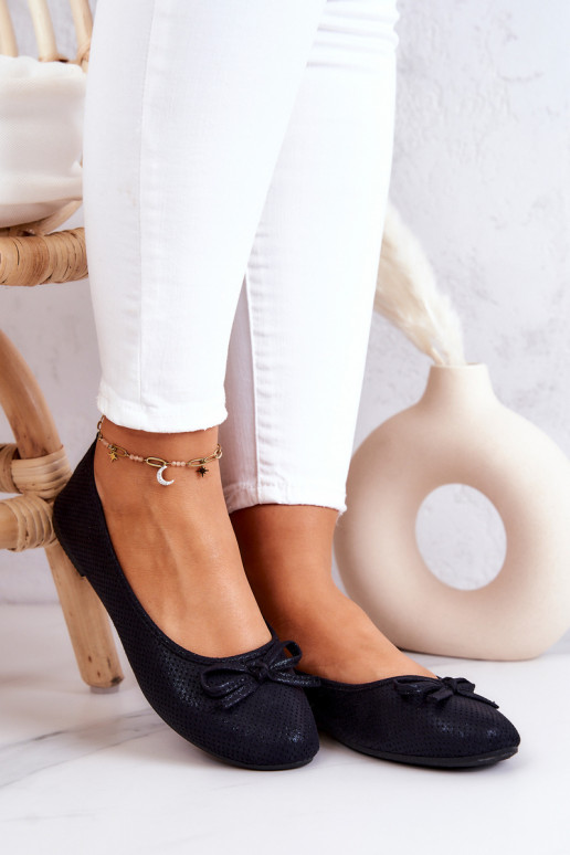 Balerinos Klasikinio modelio juodos spalvos Fimme