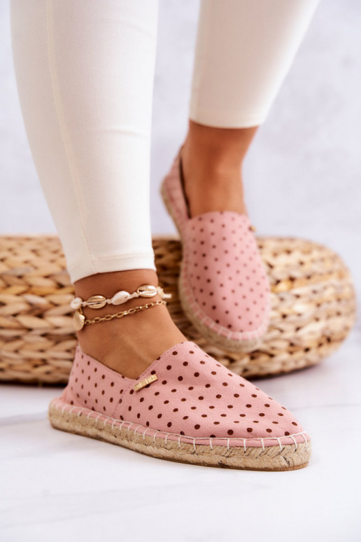 espadrilės su taškeliais Big Star JJ274869 rožinės spalvos