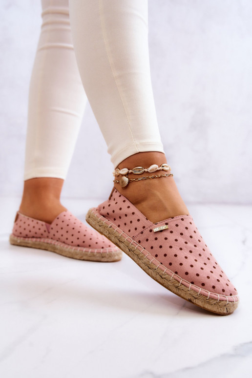 espadrilės su taškeliais Big Star JJ274869 rožinės spalvos