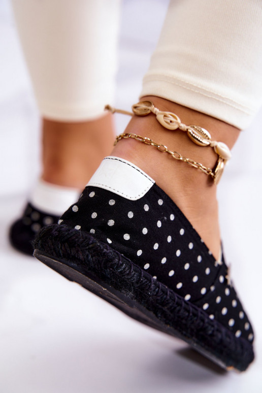 espadrilės su taškeliais Big Star JJ274867 juodos spalvos