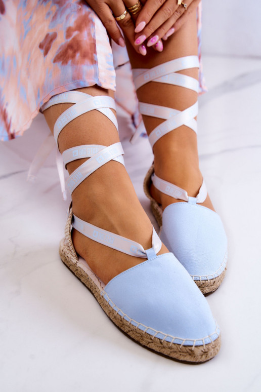 Suvarstomos espadrilės Big Star JJ274863 mėlynos spalvos