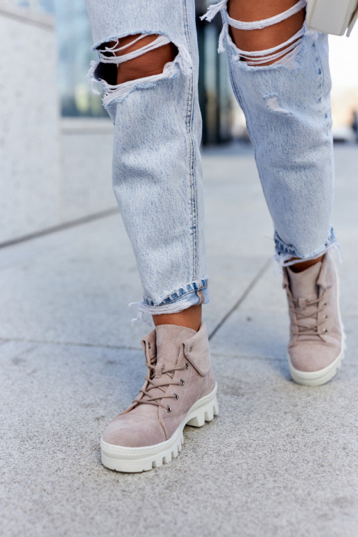 Aulinukai iš zomšos batai su dirželiais Dalles