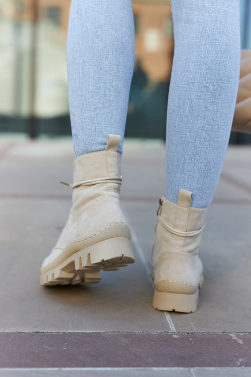 Aulinukai iš zomšos batai pilkos spalvos Layden