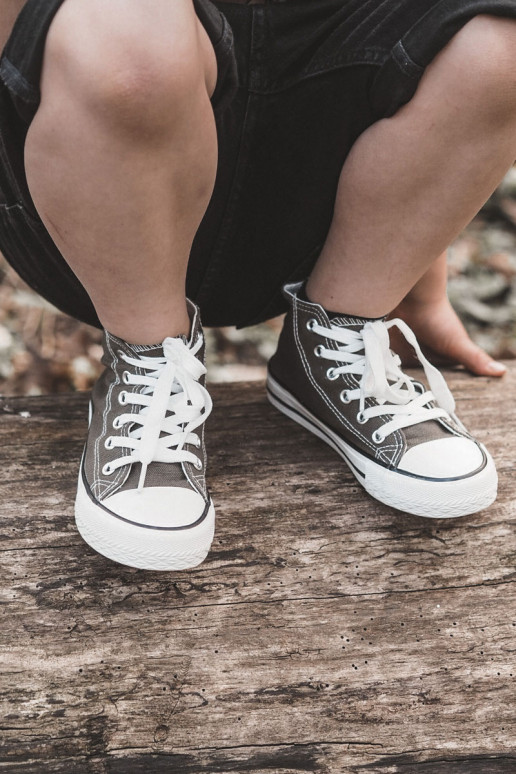 Vaikiški laisvalaikio batai su auliuku chaki spalvos Filemon