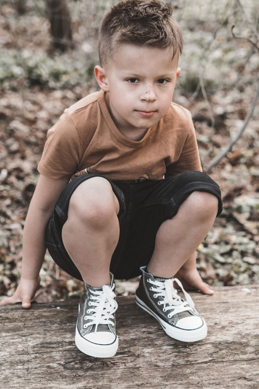 Vaikiški laisvalaikio batai su auliuku chaki spalvos Filemon