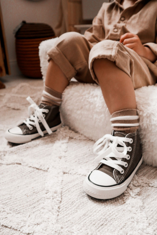 Vaikiški laisvalaikio batai su auliuku chaki spalvos Filemon