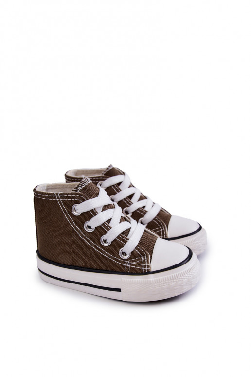 Vaikiški laisvalaikio batai su auliuku chaki spalvos Filemon