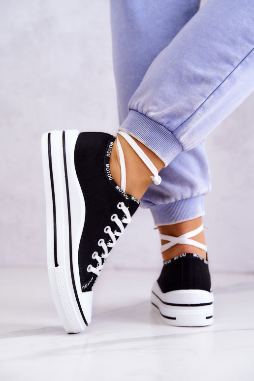 su dirželiais Sportbačiai juodos spalvos Menifee