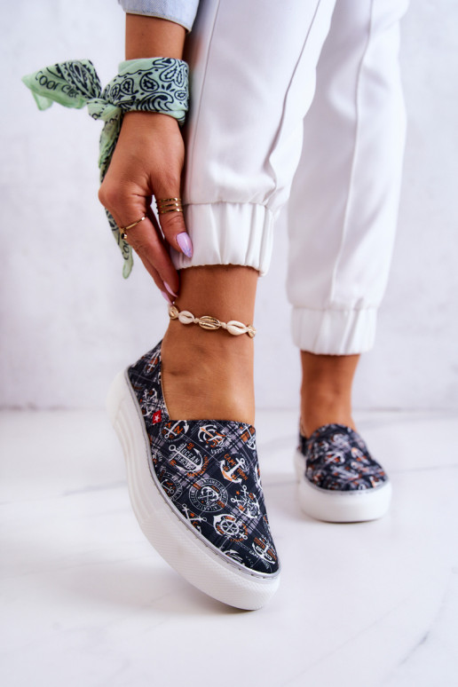 Sportbačiai Slip On Memory Foam Big Star JJ276012 juodos spalvos