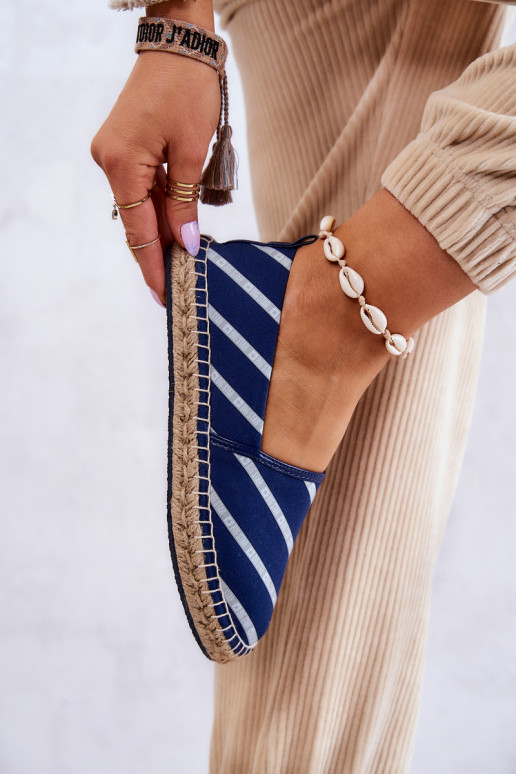 Klasikinio modelio espadrilės Big Star JJ274960 tamsiai mėlynos spalvos