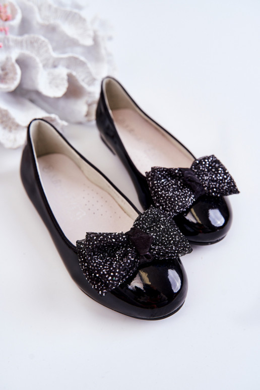 Balerinukės su kaspinais juodos spalvos Zolly