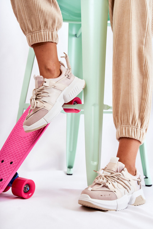 Sneakers modelio batai Sportinio stiliaus batai rudos spalvos Someday