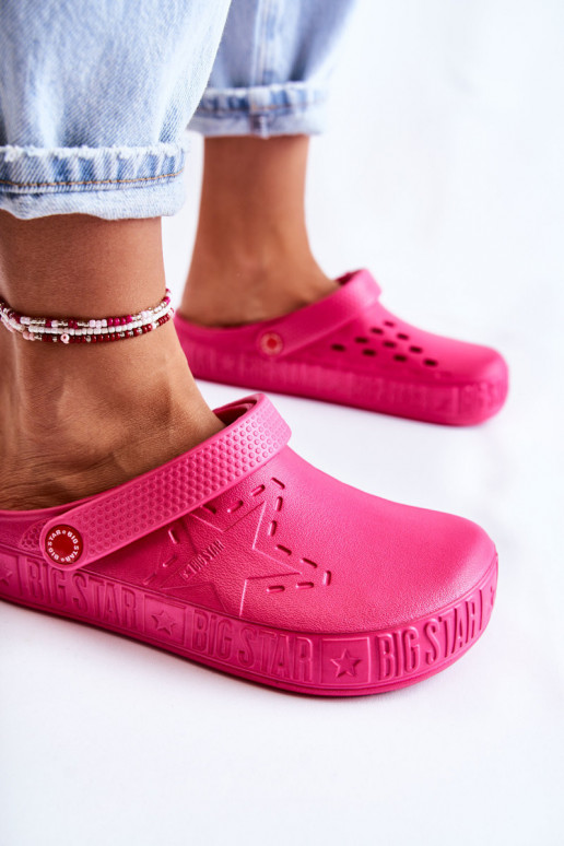 Lengvos šlepetės Big Star II275007 rožinės spalvos