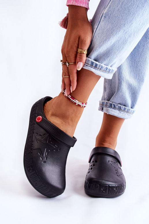 Lengvos šlepetės Big Star II275001 juodos spalvos