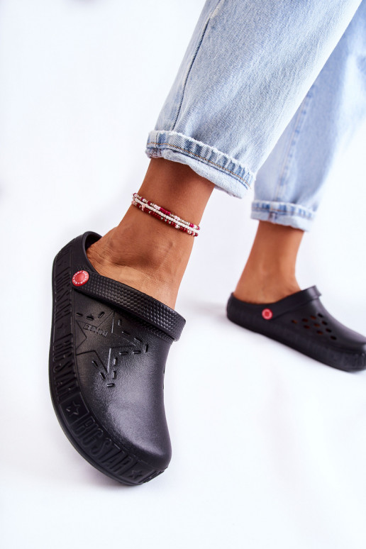 Lengvos šlepetės Big Star II275001 juodos spalvos