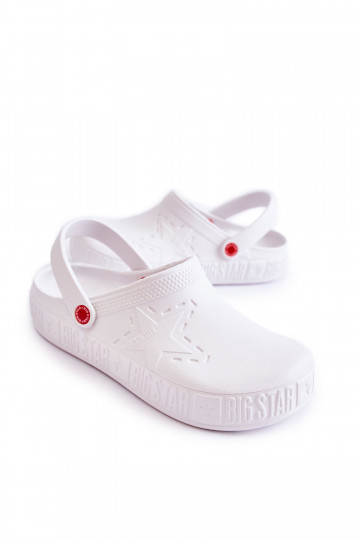 Lengvos šlepetės Big Star II175003 baltos spalvos