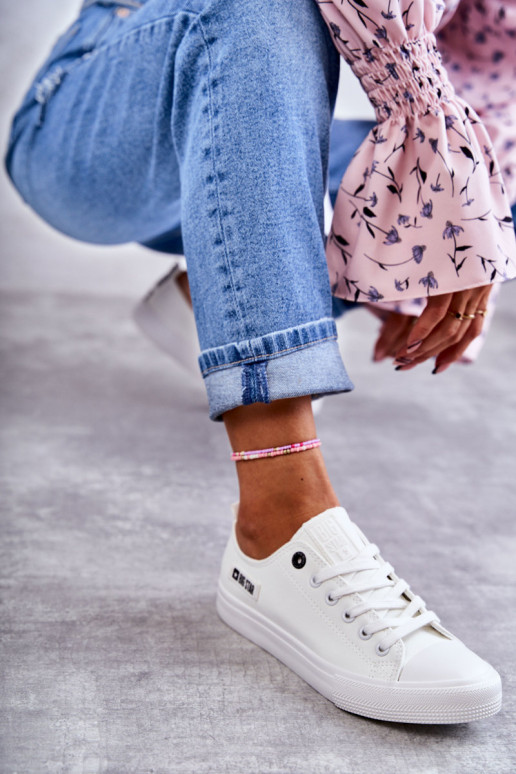 lygiapadžiai sportbačiai Big Star KK274010 baltos spalvos