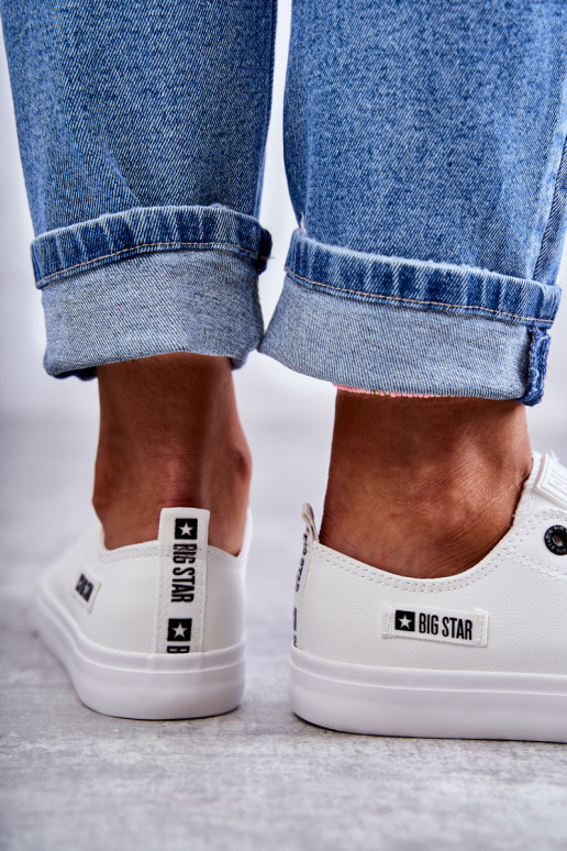 lygiapadžiai sportbačiai Big Star KK274010 baltos spalvos