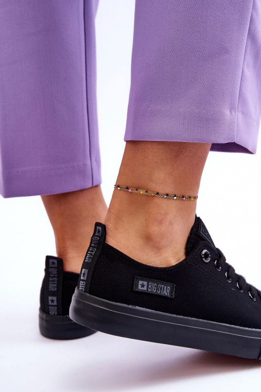 Medžiaginiai laisvalaikio batai Big Star KK274009 juodos spalvos
