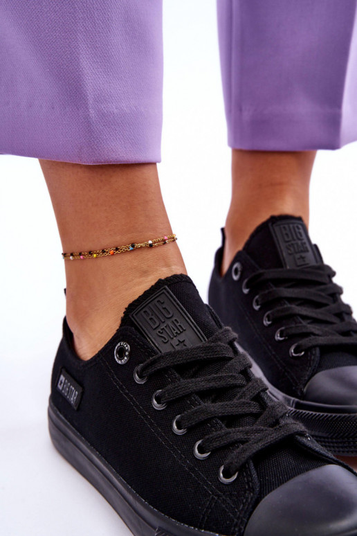 Medžiaginiai laisvalaikio batai Big Star KK274009 juodos spalvos