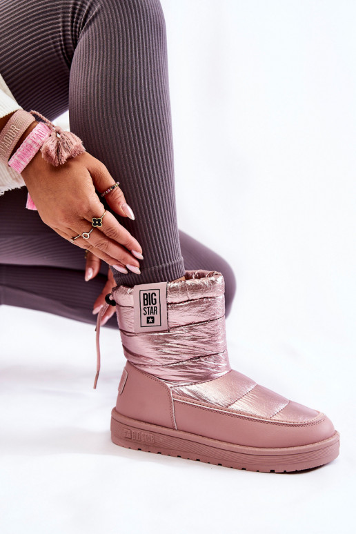 sniego batai Big Star II274119 rožinės spalvos