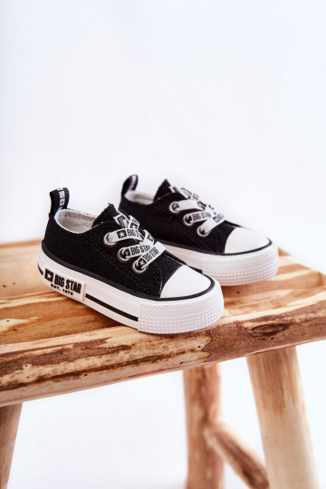 Vaikiški laisvalaikio batai BIG STAR KK374049 Juodos ir-baltos spalvos