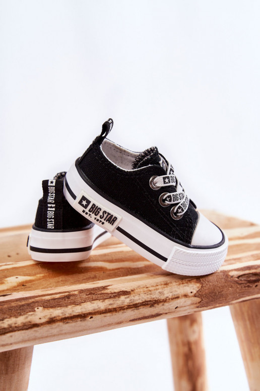 Vaikiški laisvalaikio batai BIG STAR KK374049 Juodos ir-baltos spalvos Vaikiški laisvalaikio batai BIG STAR KK374049 Juodos ir-baltos spalvos