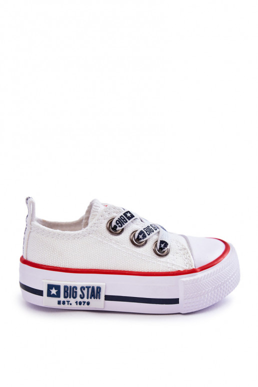 Vaikiški laisvalaikio batai BIG STAR KK374048 baltos spalvos Vaikiški laisvalaikio batai BIG STAR KK374048 baltos spalvos