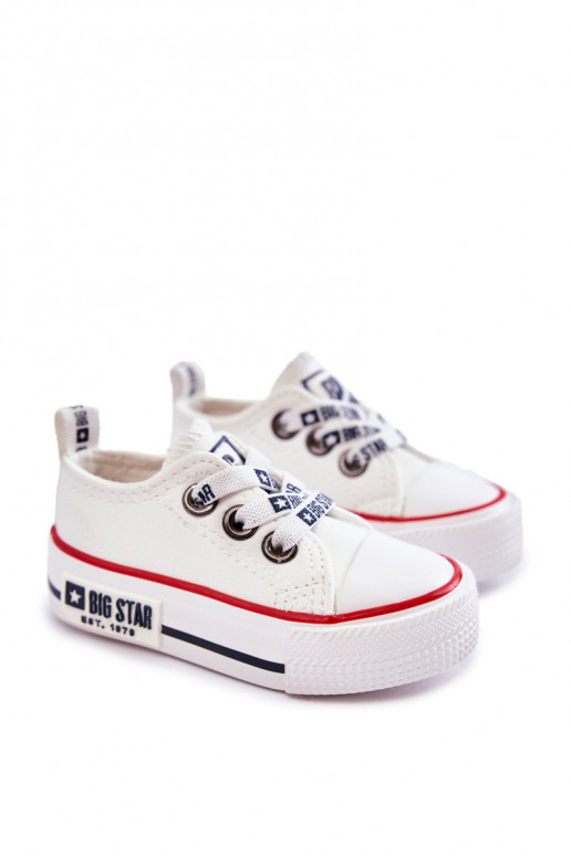 Vaikiški laisvalaikio batai BIG STAR KK374040 baltos spalvos Vaikiški laisvalaikio batai BIG STAR KK374040 baltos spalvos